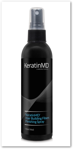 keratinmd hair building fibers finishing spray