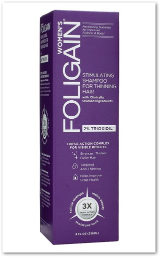 Foligain Trioxidil Shampoo Women box