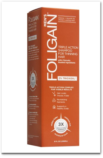 Foligain Trioxidil Shampoo Men box