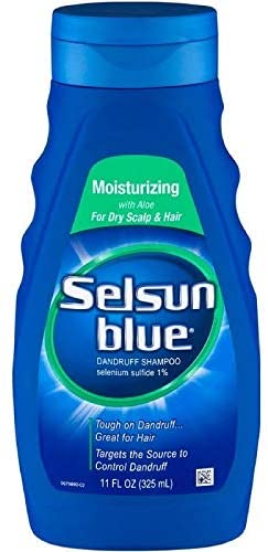 Selsun Blue Moisturizing Dandruff Shampoo bottle