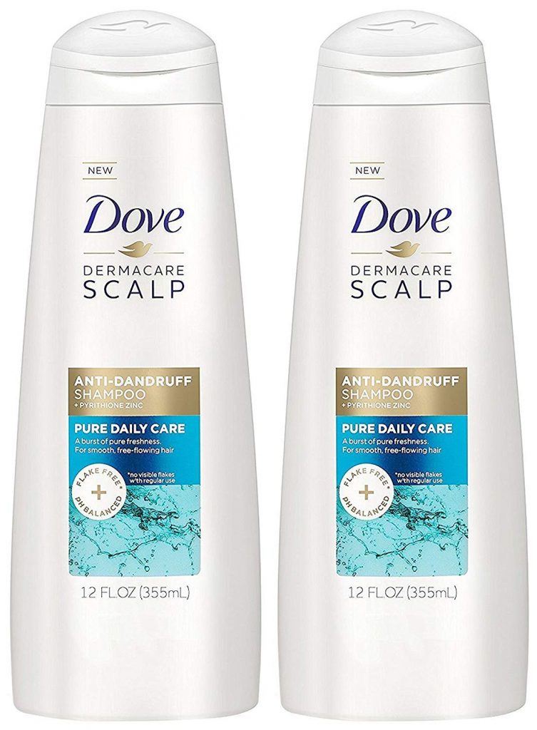 Dove Dermacare the best dandruff shampoo for sensitive skin