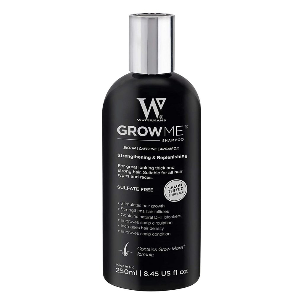 watermans grow me shampoo bottle review